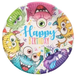 Outlet Papstar Sverige AB Paptallerkener Funny Monsters