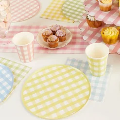 Online CG Global Products Ltd Paptallerkener Gingham