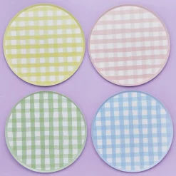 Online CG Global Products Ltd Paptallerkener Gingham