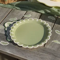 Clearance CG Global Products Ltd Paptallerkener Grønne Blade Botanic