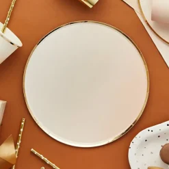CG Global Products Ltd Paptallerkener Guld/Fersken Ombre - Oppyntning|Borddækning