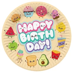 New Folat B.V. Paptallerkener Happy Birthday Kawaii