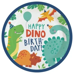 Reithmüller Europe GmbH Paptallerkener Happy Dino Birthday - Borddækning