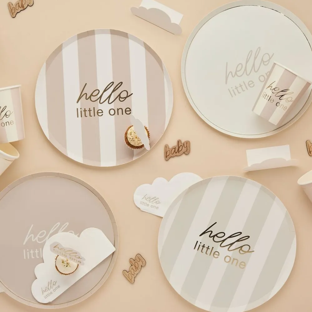 CG Global Products Ltd Paptallerkener Hello Little One - Borddækning