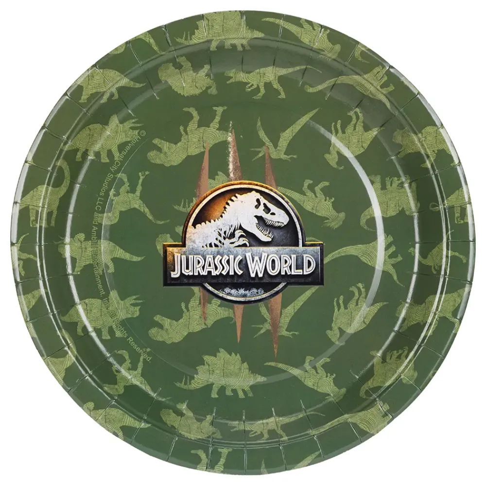 PartyDeco sp. z o.o. Paptallerkener Jurassic World - Borddækning