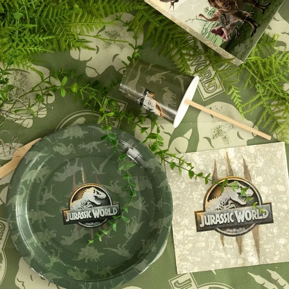PartyDeco sp. z o.o. Paptallerkener Jurassic World - Borddækning