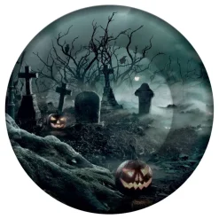 AB Alrik Hedlund Paptallerkener Kirkegård Halloween - Borddækning