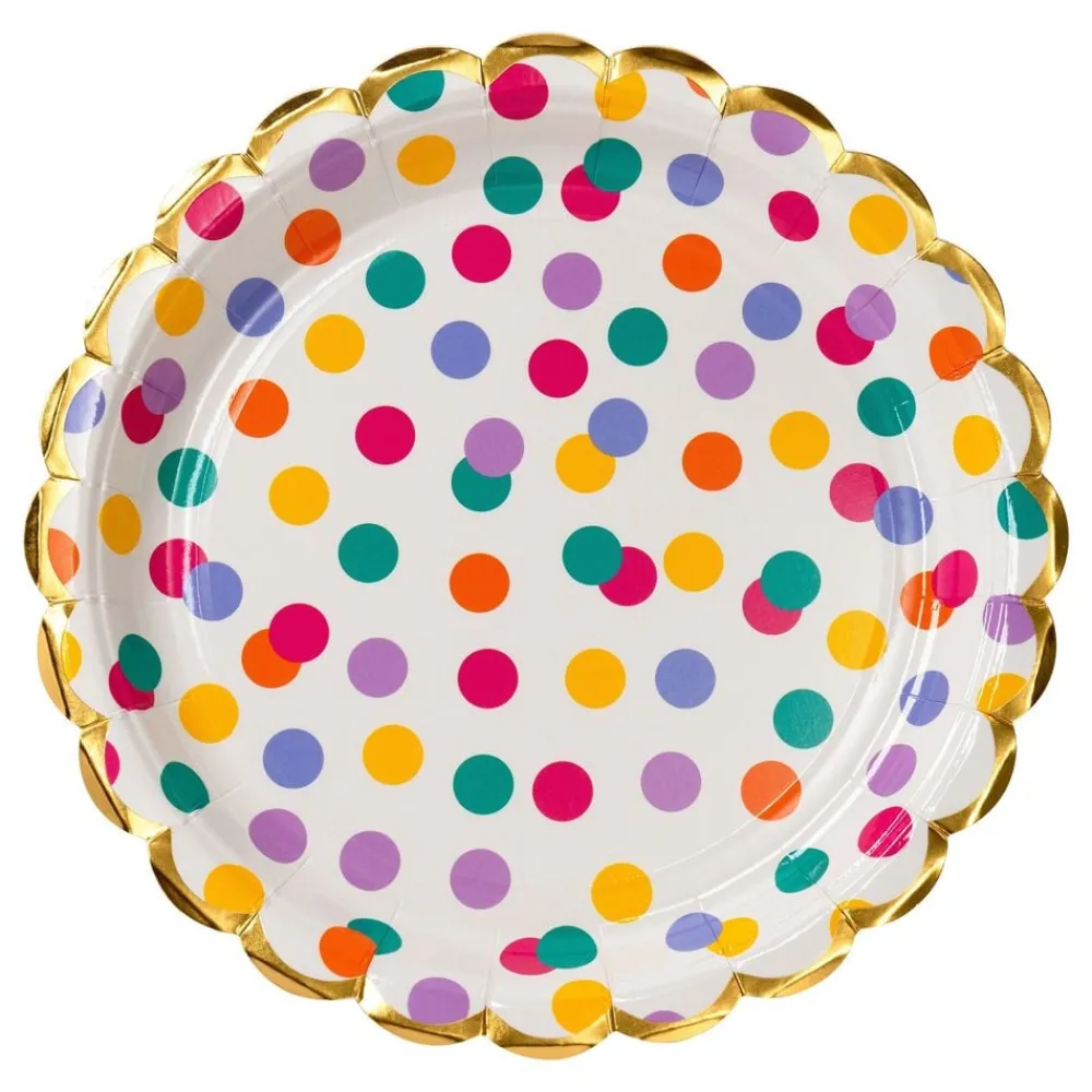 Design House 95 AB Paptallerkener Konfetti - Borddækning