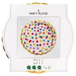 Design House 95 AB Paptallerkener Konfetti - Borddækning