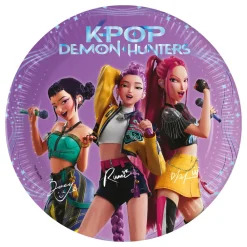 Globos Europe B.V. Paptallerkener K-pop Demon Hunters - Borddækning