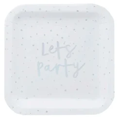 Discount CG Global Products Ltd Paptallerkener Let's Party Farveskinnende