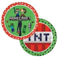 Globos Europe B.V. Paptallerkener Minecraft - Borddækning