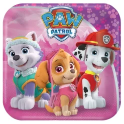 Reithmüller Europe GmbH Paptallerkener Paw Patrol Kvadratiske Lyserøde - Borddækning