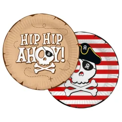 Clearance Globos Europe B.V. Paptallerkener Pirat Hip Hip Ahoy