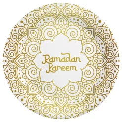 Globos Europe B.V. Paptallerkener Ramadan Kareem - Borddækning