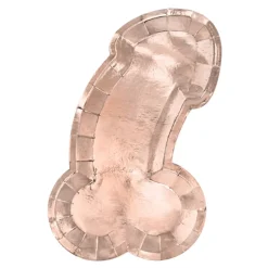 PartyDeco sp. z o.o. Paptallerkener Same Penis Forever Roséguld - Borddækning