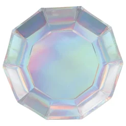 Three Sixty Degrees Ltd Paptallerkener Tiahjørnet Holografiske - Borddækning