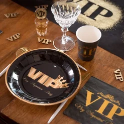 Santex Paptallerkener VIP - Eventartikler|Borddækning