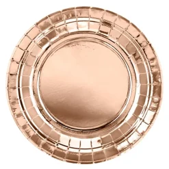 Clearance PartyDeco sp. z o.o. Paptallerken Roséguld