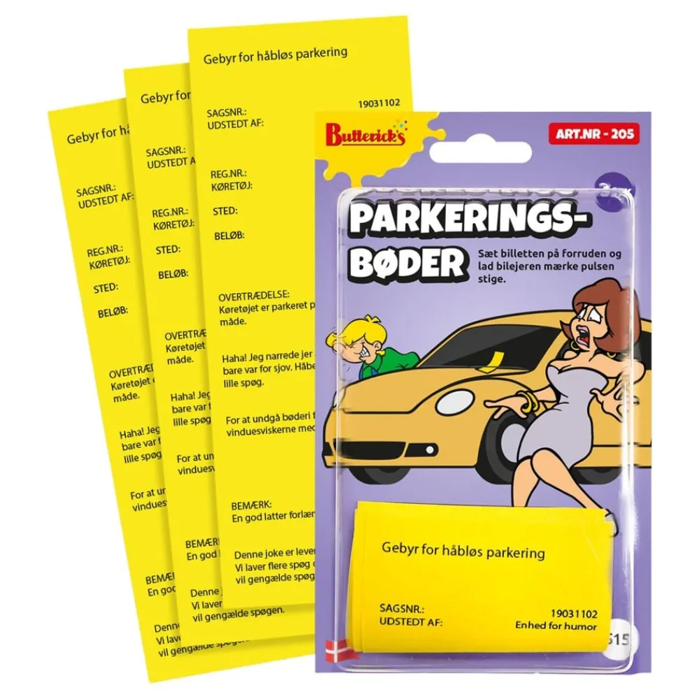 Clearance Butterick's AB Parkeringsbøder Jokeartikel