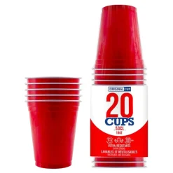 Original Cup SAS Party Cups Plast Røde - Borddækning
