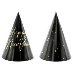 PartyDeco sp. z o.o. Partyhatte Happy New Year - Festtilbehør