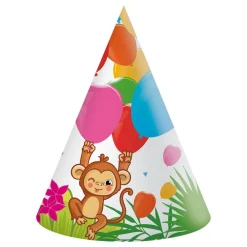 Globos Europe B.V. Partyhatte Jungledyr - Festtilbehør|Hatte