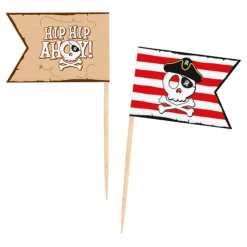 Globos Europe B.V. Partypicks Pirate Hip Hip Ahoy - Oppyntning|Bagning