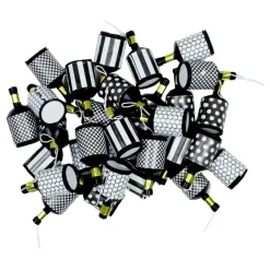 Discount Vulcan Europe AB Party Poppers Sort/Hvid/Guld
