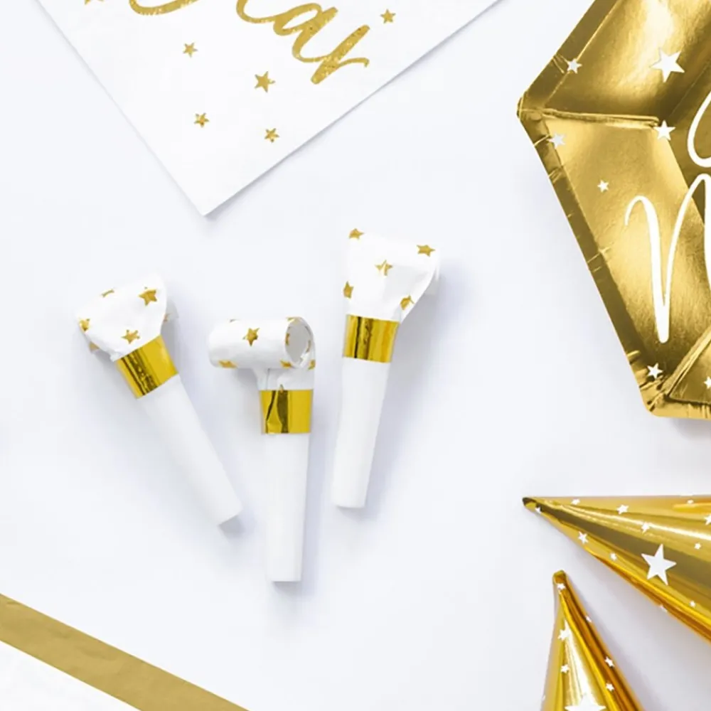 Hot PartyDeco sp. z o.o. Partyryslere Guld/Hvid