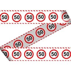 Clearance Folat B.V. Partytape Trafikskilt 50