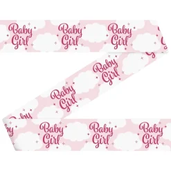 Globos Europe B.V. Partytejp Baby Girl - Oppyntning