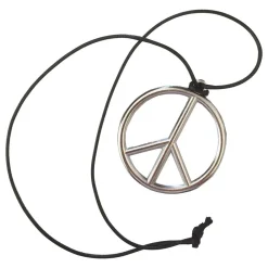 Rubies Netherland B.V. Peace Halskæde - Tilbehør|Kostumetema