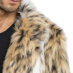 CHAKS Pelsfrakke Leopard Deluxe - Tøj