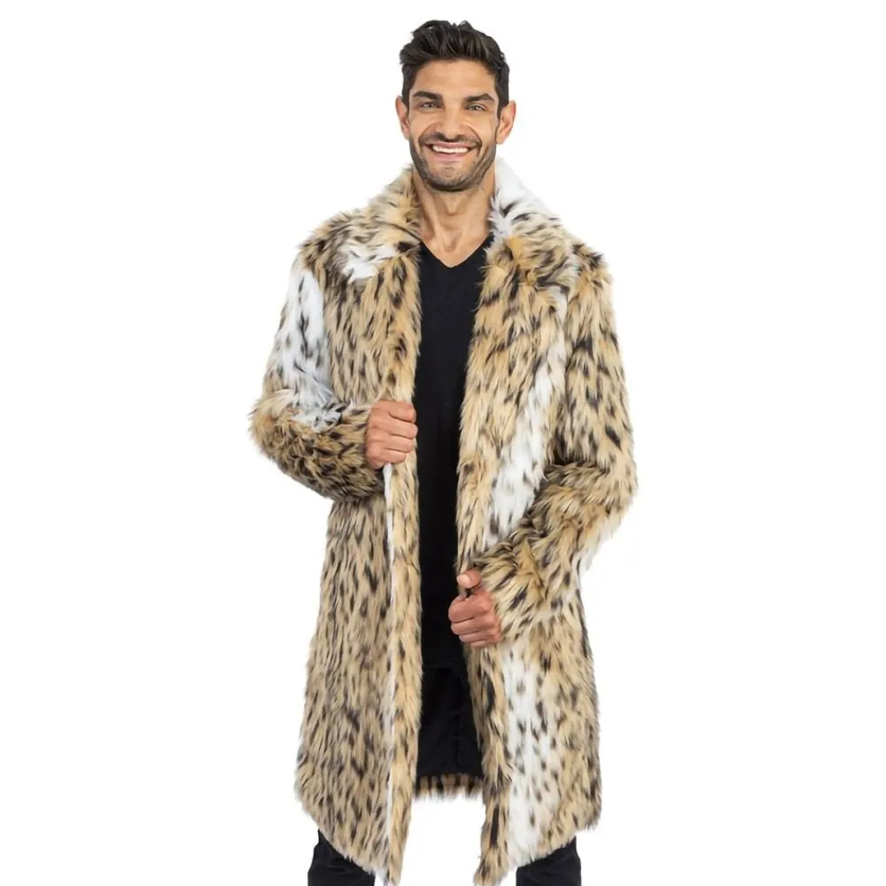 CHAKS Pelsfrakke Leopard Deluxe - Tøj