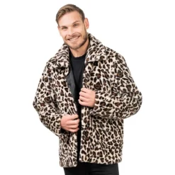 CHAKS Pelsjakke Leopard