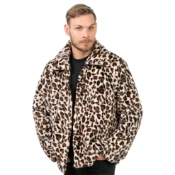 CHAKS Pelsjakke Leopard