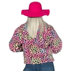 Wilbers Karnaval B.V. Pelsjakke Leopard Lyserød - Tøj|Tilbehør