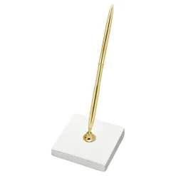 PartyDeco sp. z o.o. Pen med holder Guld - Bøger|Spil & Leg
