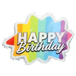 Folat B.V. Piñata Stjerne Regnbue Happy Birthday - Oppyntning