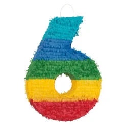 Unique UK Inc t/as Unique Party Piñata Tal Regnbuefarvet - Oppyntning