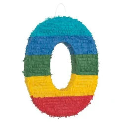 Unique UK Inc t/as Unique Party Piñata Tal Regnbuefarvet - Oppyntning