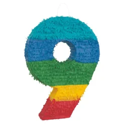 Unique UK Inc t/as Unique Party Piñata Tal Regnbuefarvet - Oppyntning