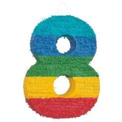 Unique UK Inc t/as Unique Party Piñata Tal Regnbuefarvet - Oppyntning