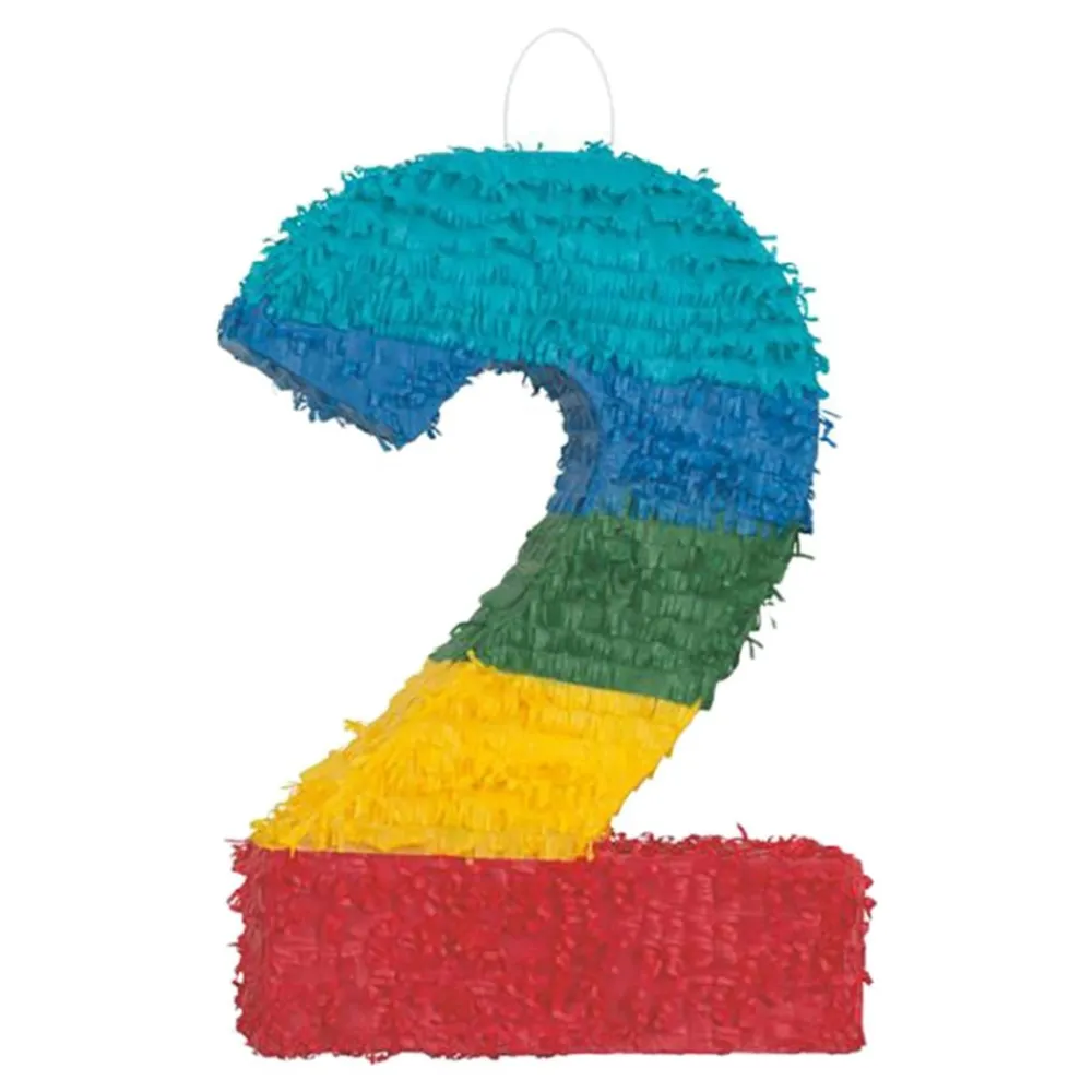 Unique UK Inc t/as Unique Party Piñata Tal Regnbuefarvet - Oppyntning