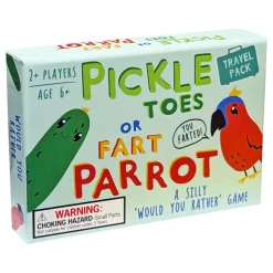 Sale Boxer Gifts Ltd Pickle Toes or Fart Parrot Rejsespil