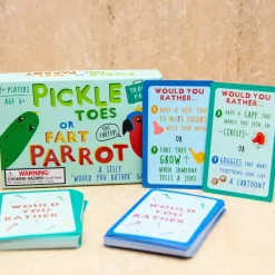 Sale Boxer Gifts Ltd Pickle Toes or Fart Parrot Rejsespil