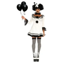 Sale Leg Avenue Europe Pierrot Klovn Damekostume