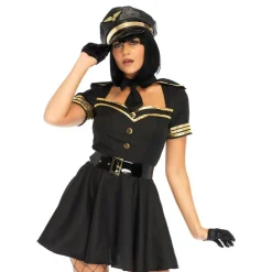 Leg Avenue Europe Pilot Kjole Deluxe Kostume