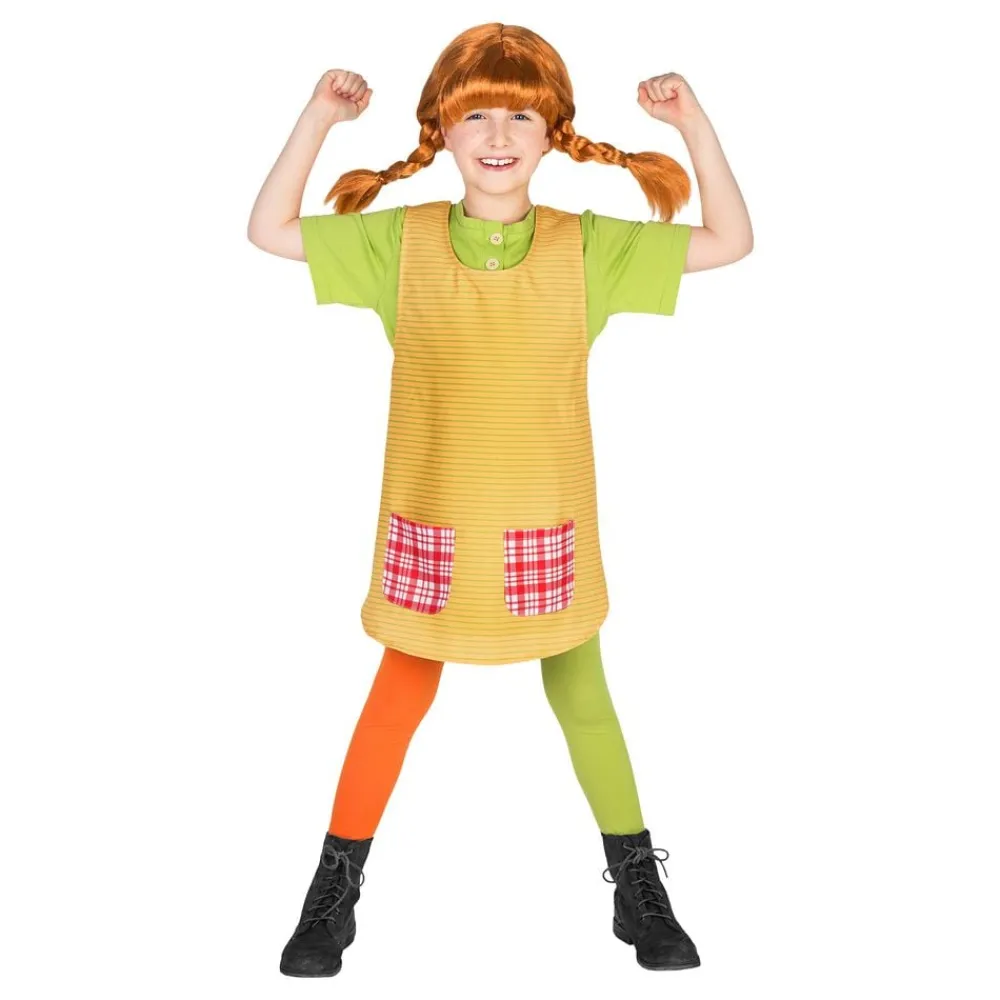 Metamorph GmbH Pippi Langstrømpe Børnekostume - Udklædningskostumer|Kostumetema